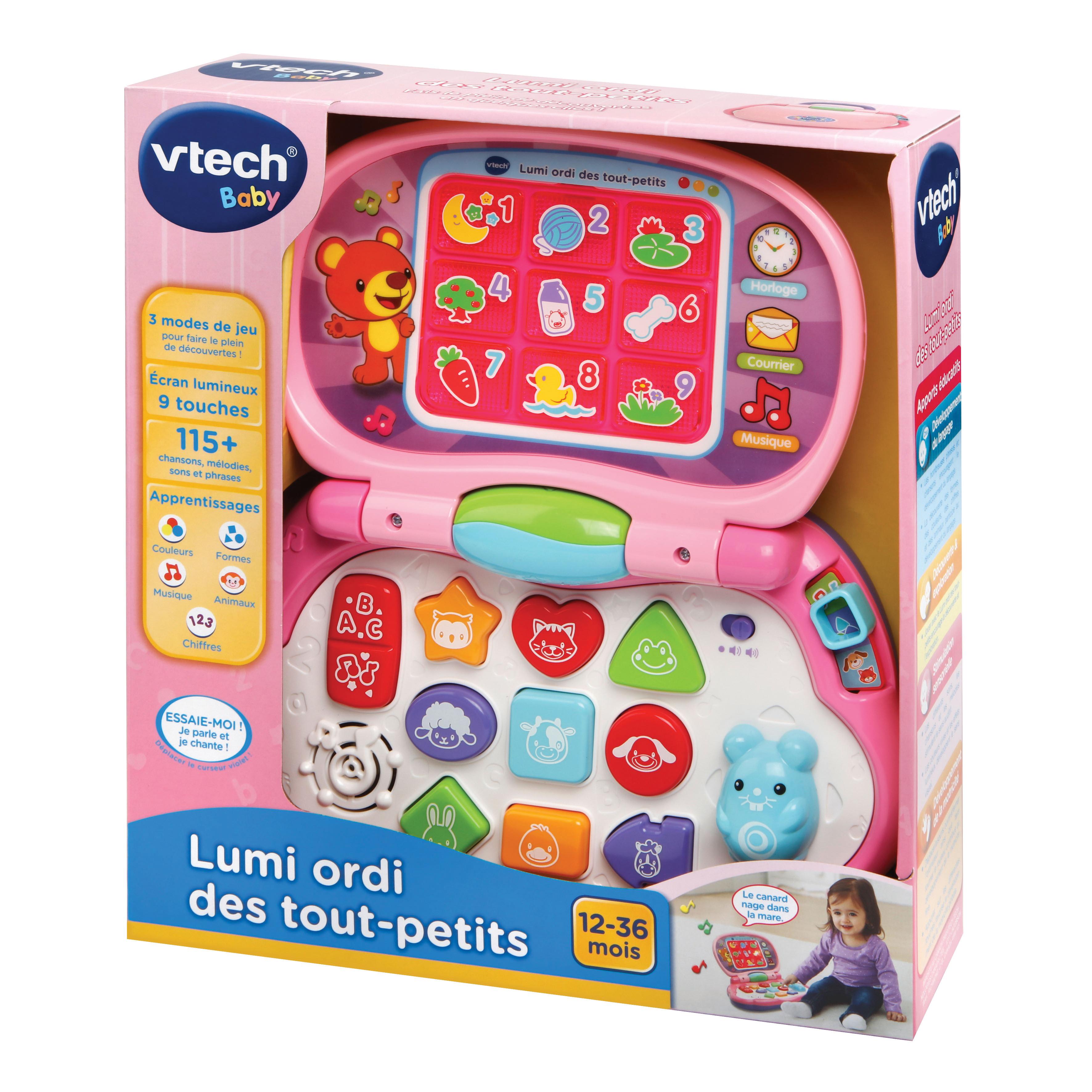 Voir la diapositive 4 : VTECH Ordinateur Lumi ordi des tout-petits - Rose