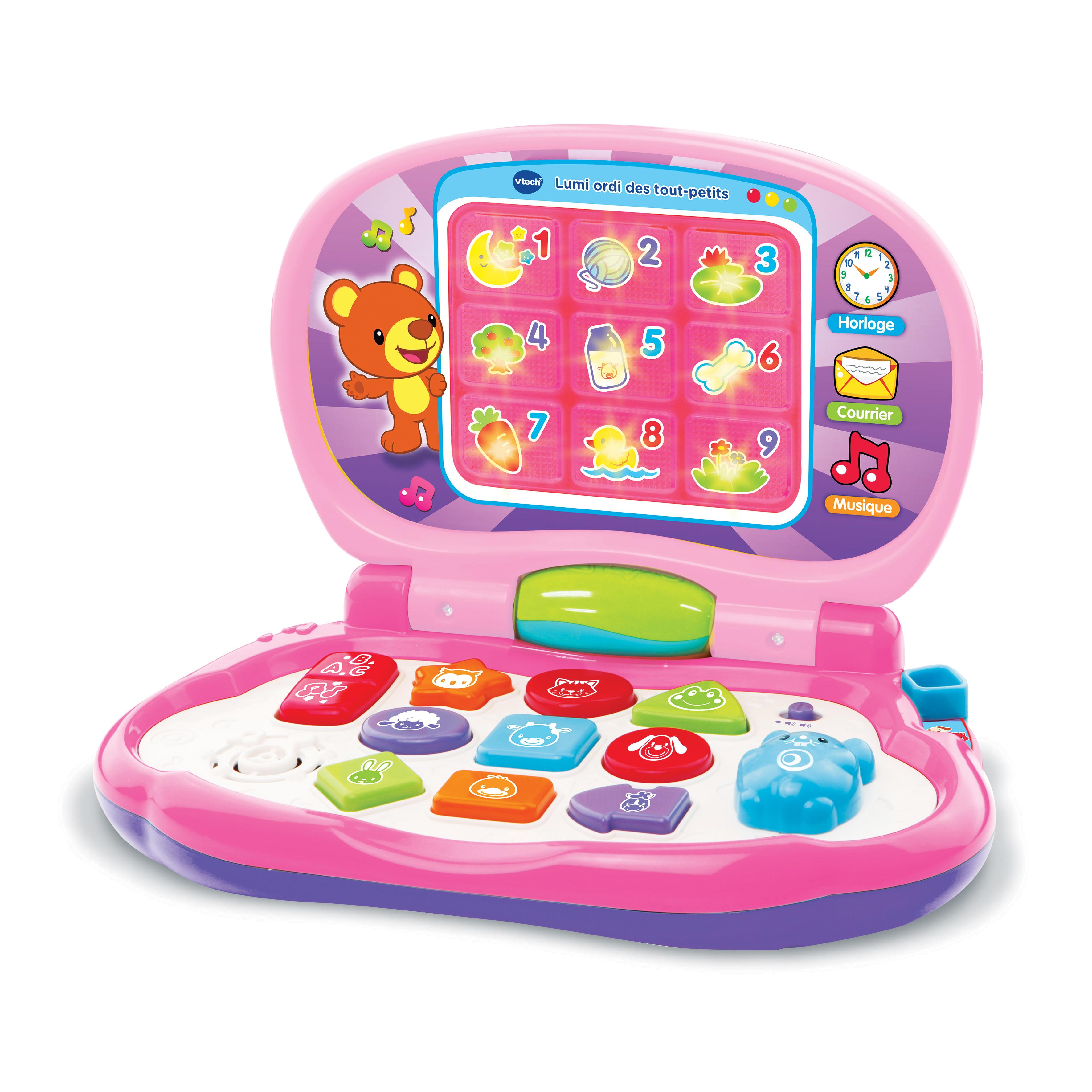 Voir la diapositive 5 : VTECH Ordinateur Lumi ordi des tout-petits - Rose