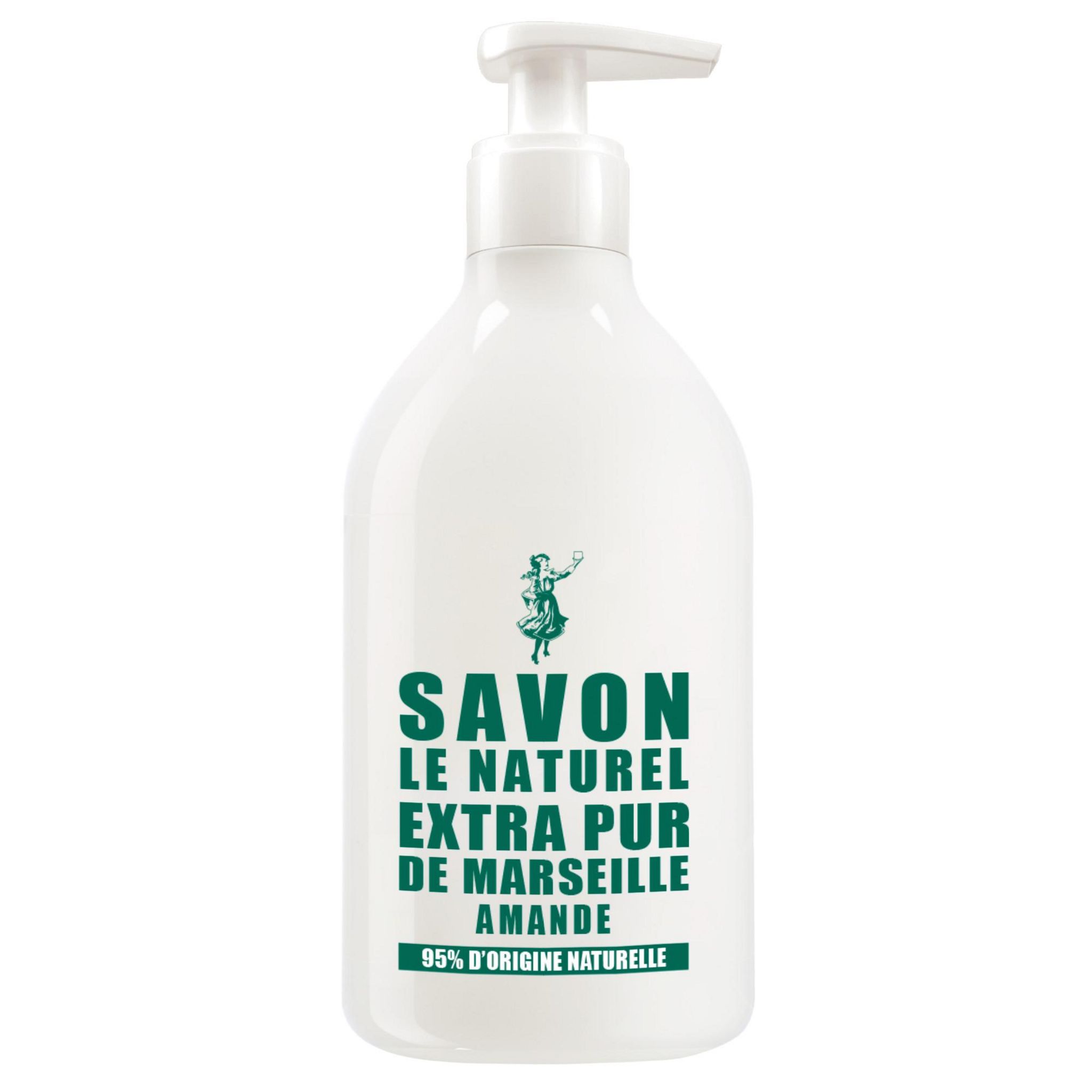 SAVON LE NATUREL Savon liquide de Marseille amande 500ml pas cher — free download
