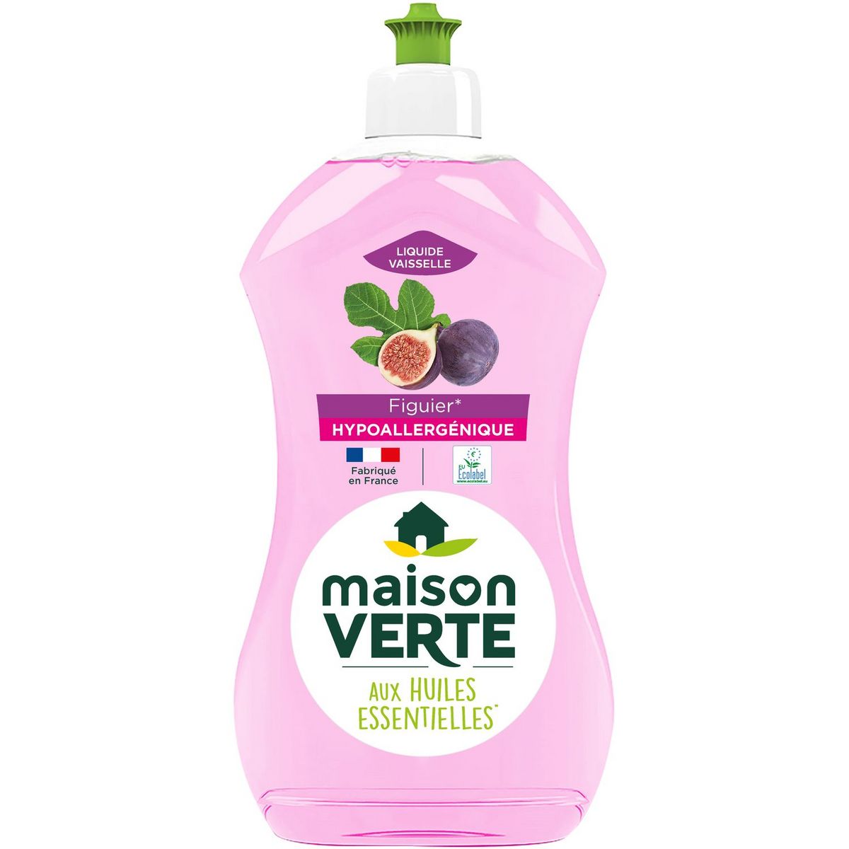MAISON VERTE Liquide vaisselle écologique figuier 500ml