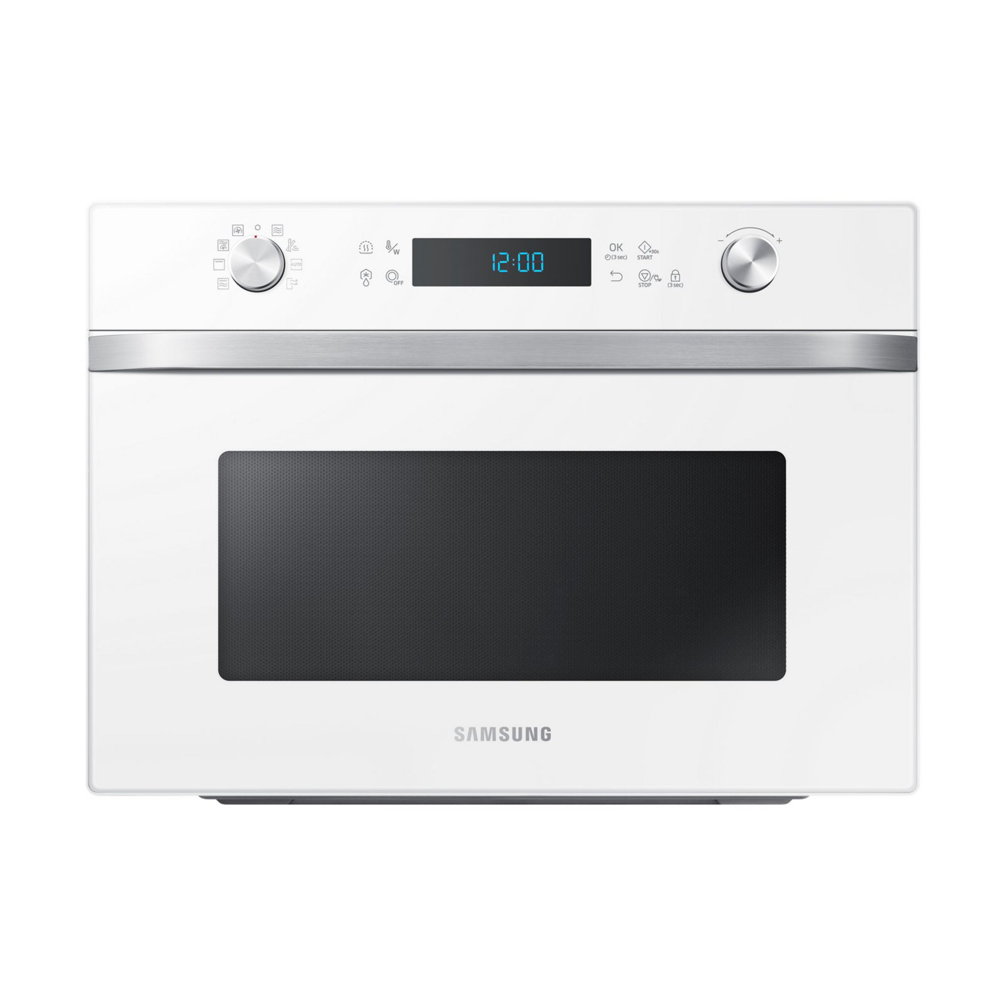 Voir la diapositive 1 : SAMSUNG Micro-ondes combiné MC35J8055CW - 1550 W - Capacité 35 L - Blanc