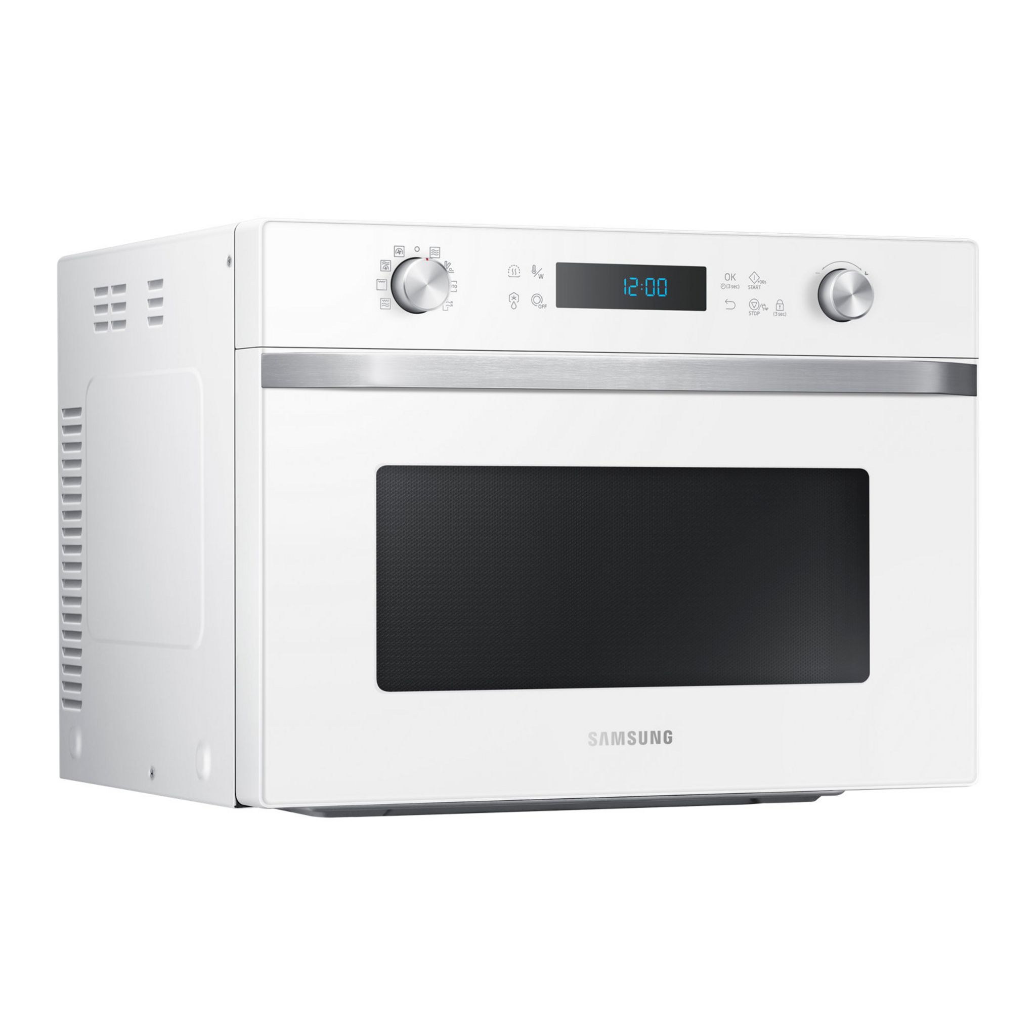 Voir la diapositive 3 : SAMSUNG Micro-ondes combiné MC35J8055CW - 1550 W - Capacité 35 L - Blanc