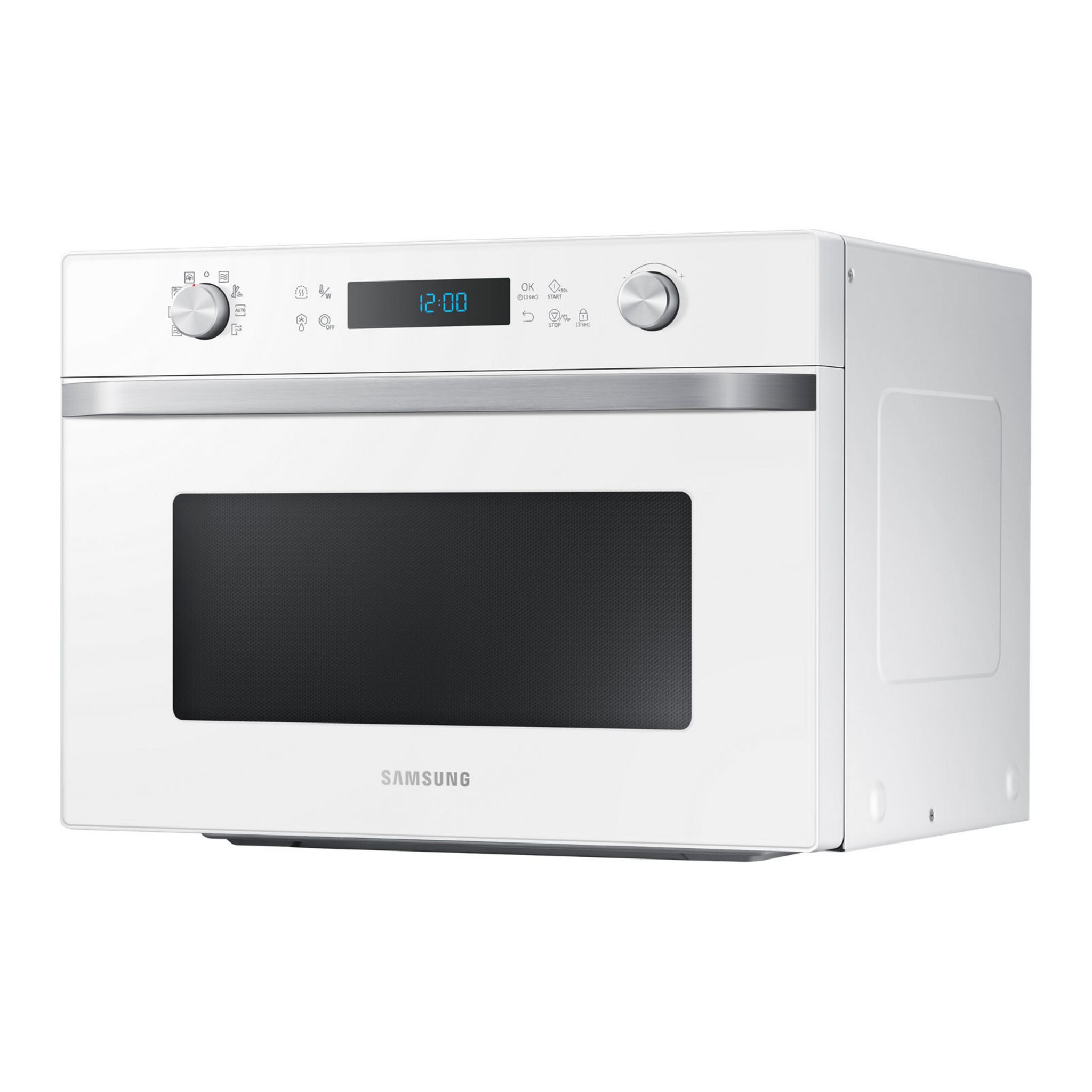 Voir la diapositive 5 : SAMSUNG Micro-ondes combiné MC35J8055CW - 1550 W - Capacité 35 L - Blanc
