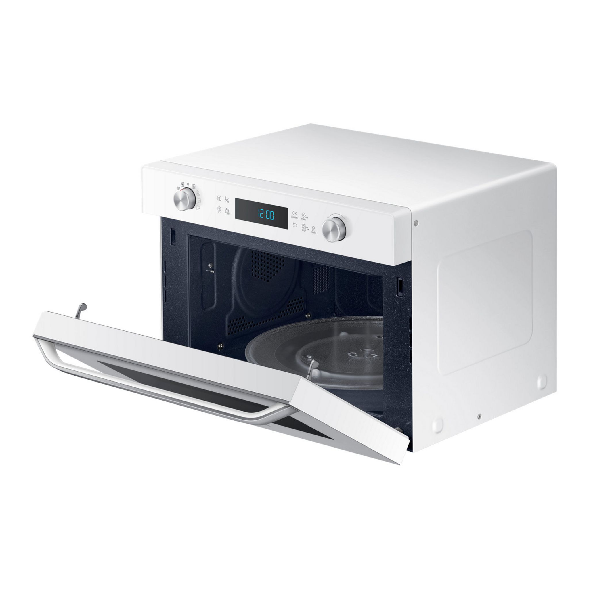 Voir la diapositive 7 : SAMSUNG Micro-ondes combiné MC35J8055CW - 1550 W - Capacité 35 L - Blanc