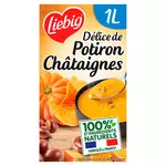 LIEBIG Soupe liquide délice de potiron et châtaigne fabriqué en France 4 personnes 1l