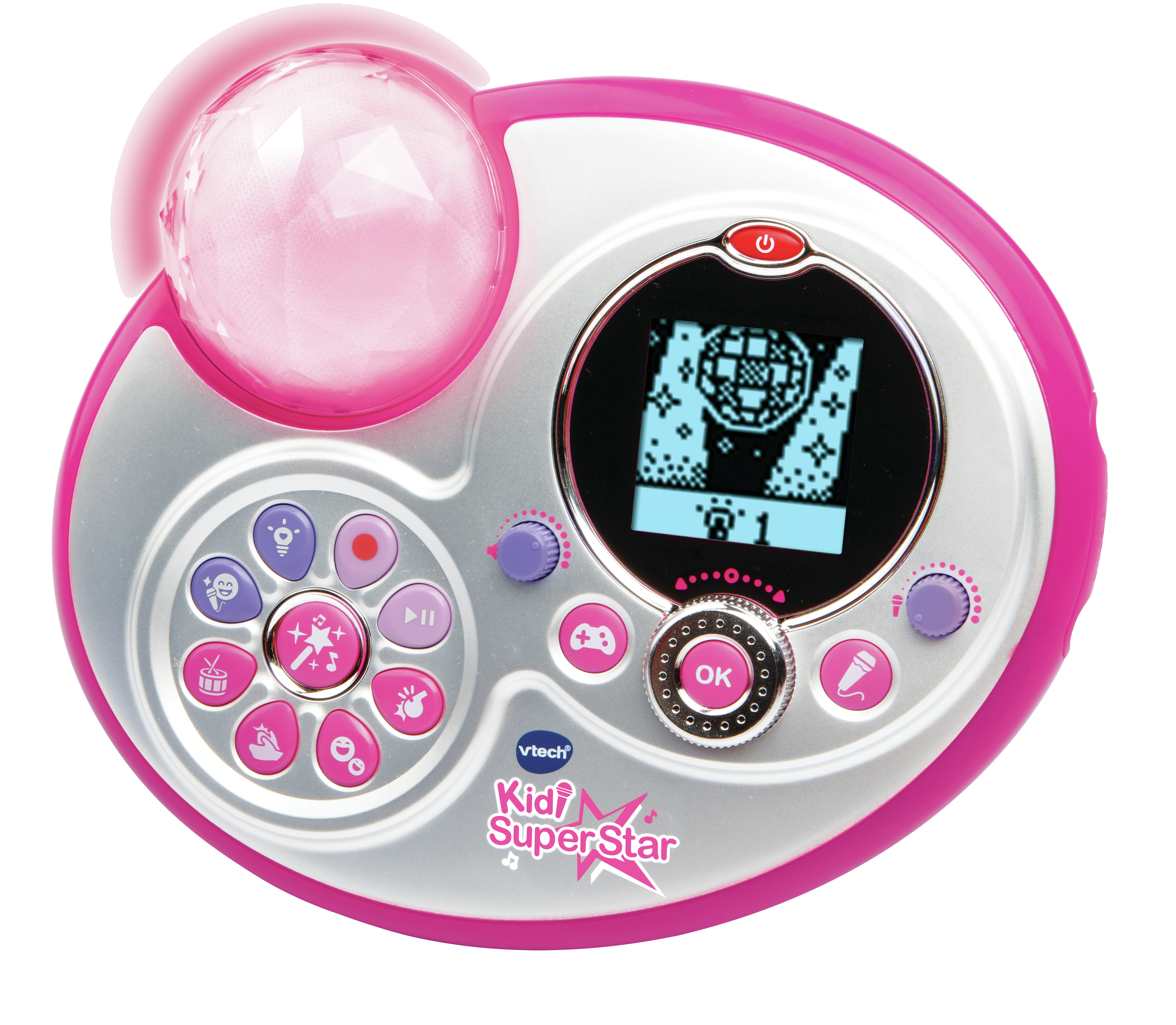 Voir la diapositive 3 : VTECH Micro Kidi Superstar Lightshow - Rose