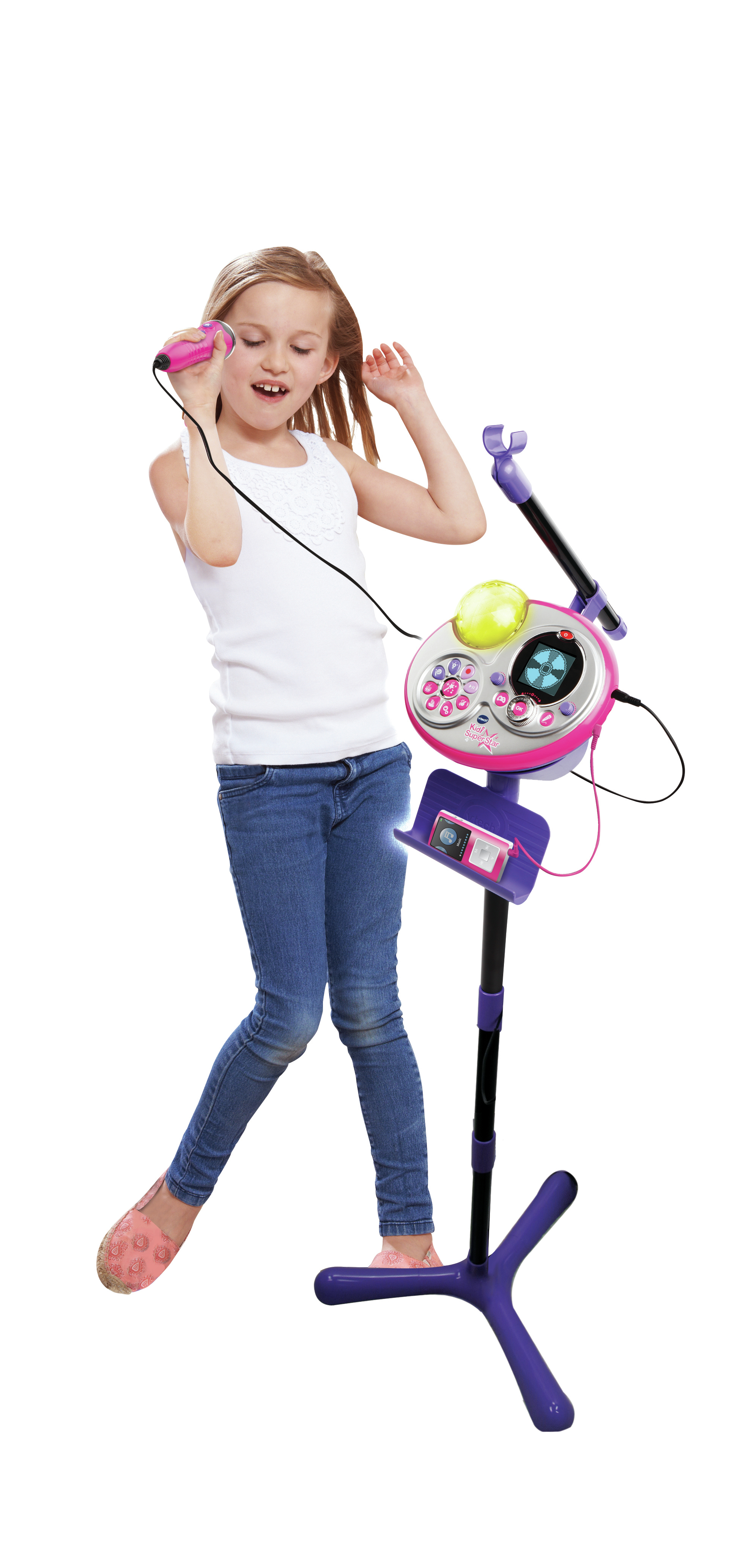 Voir la diapositive 4 : VTECH Micro Kidi Superstar Lightshow - Rose