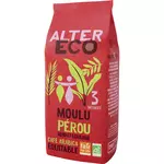 ALTER ECO Café bio moulu bio équitable 100% Arabica du Pérou intensité 3 260g