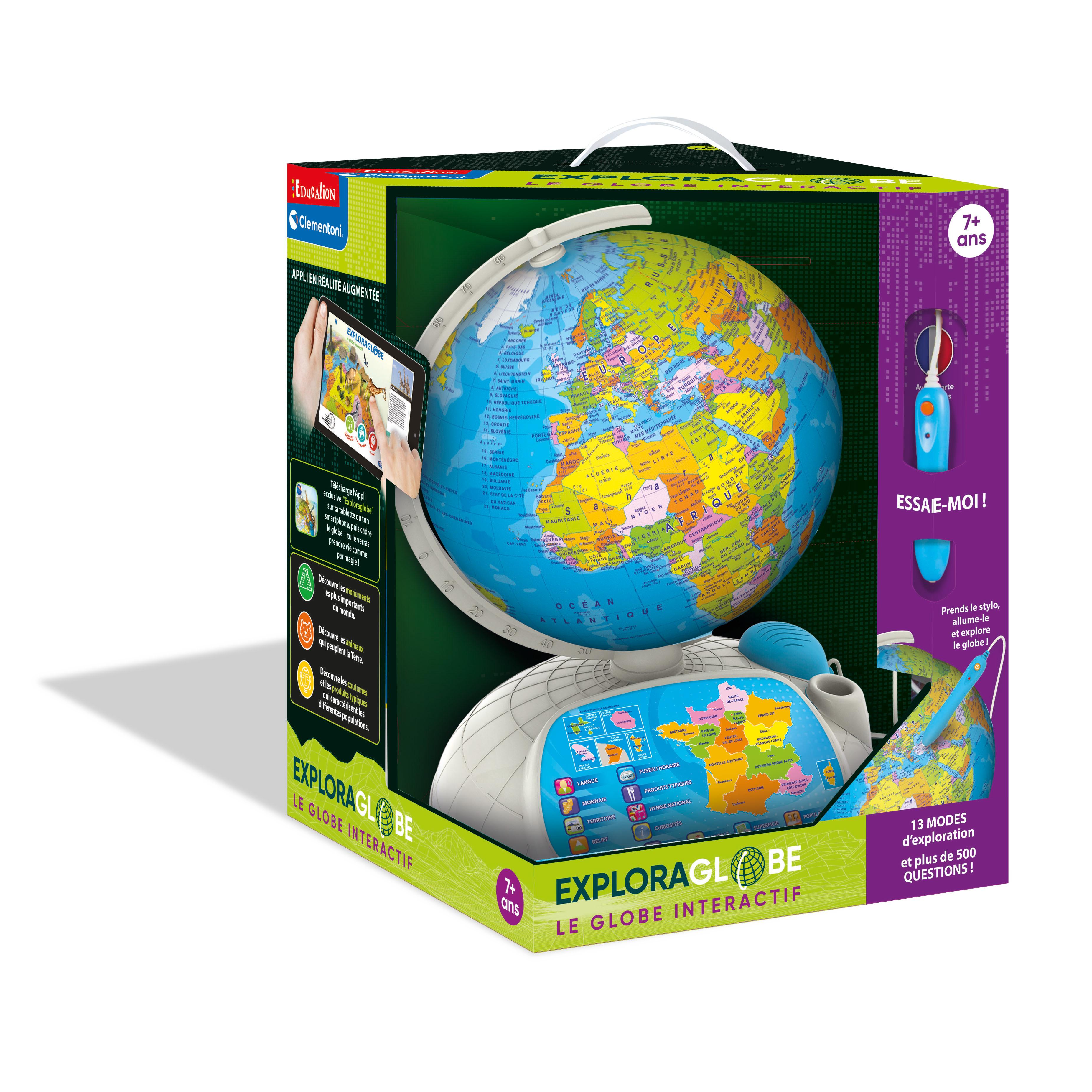 Voir la diapositive 2 : CLEMENTONI Exploraglobe interactif