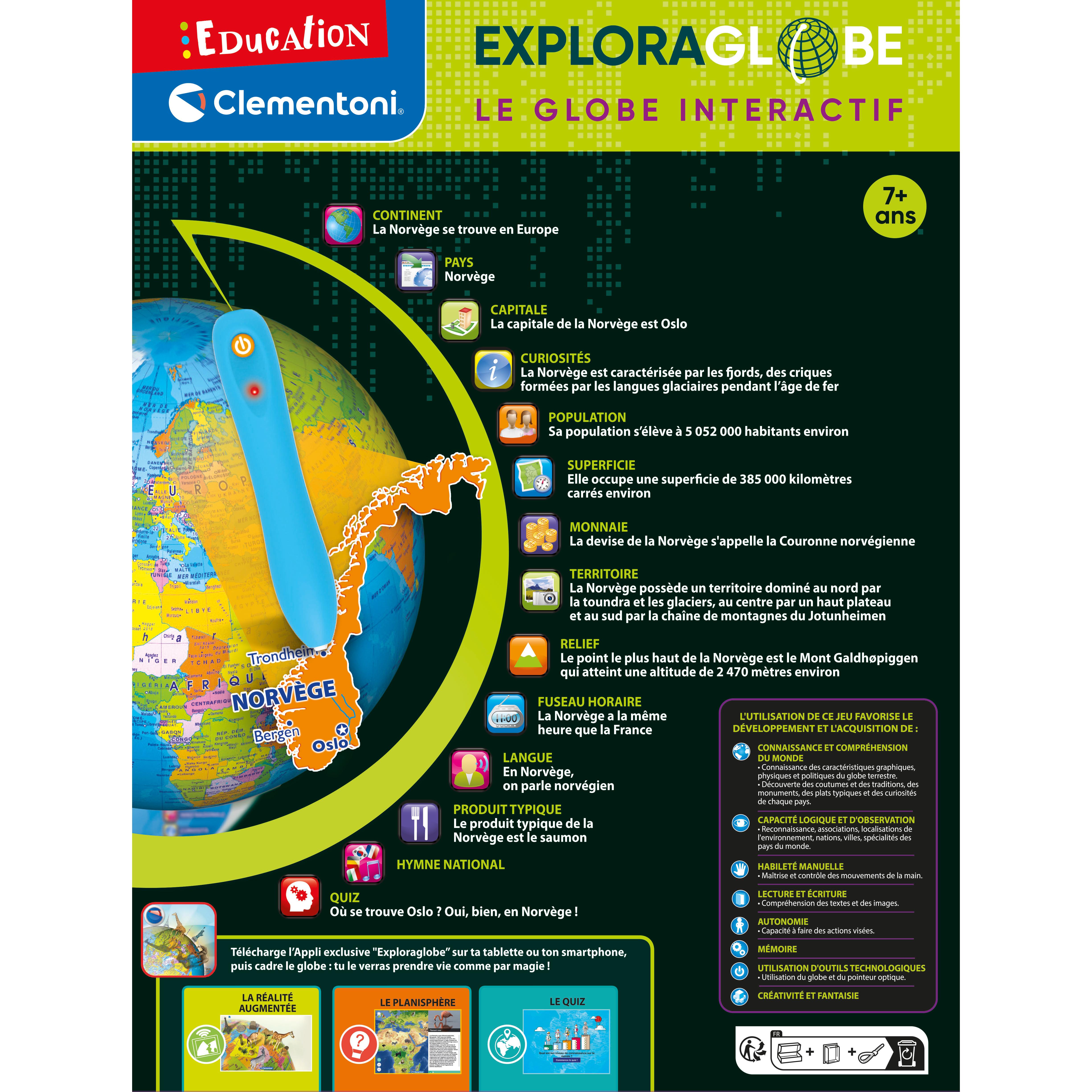 Voir la diapositive 5 : CLEMENTONI Exploraglobe interactif