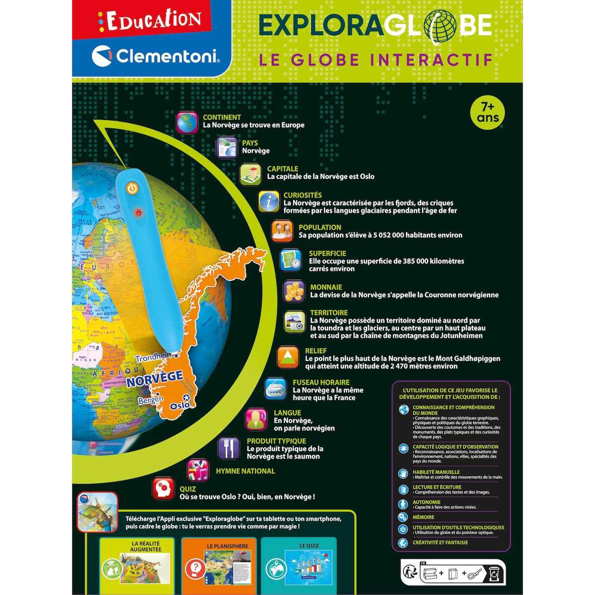 CLEMENTONI Exploraglobe interactif