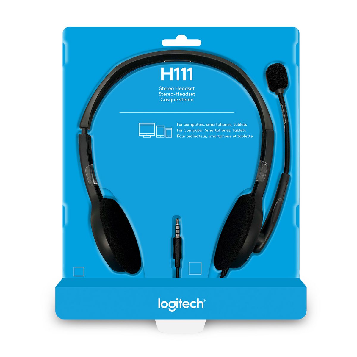 LOGITECH Casque Filaire H111 Stéréo avec Micro