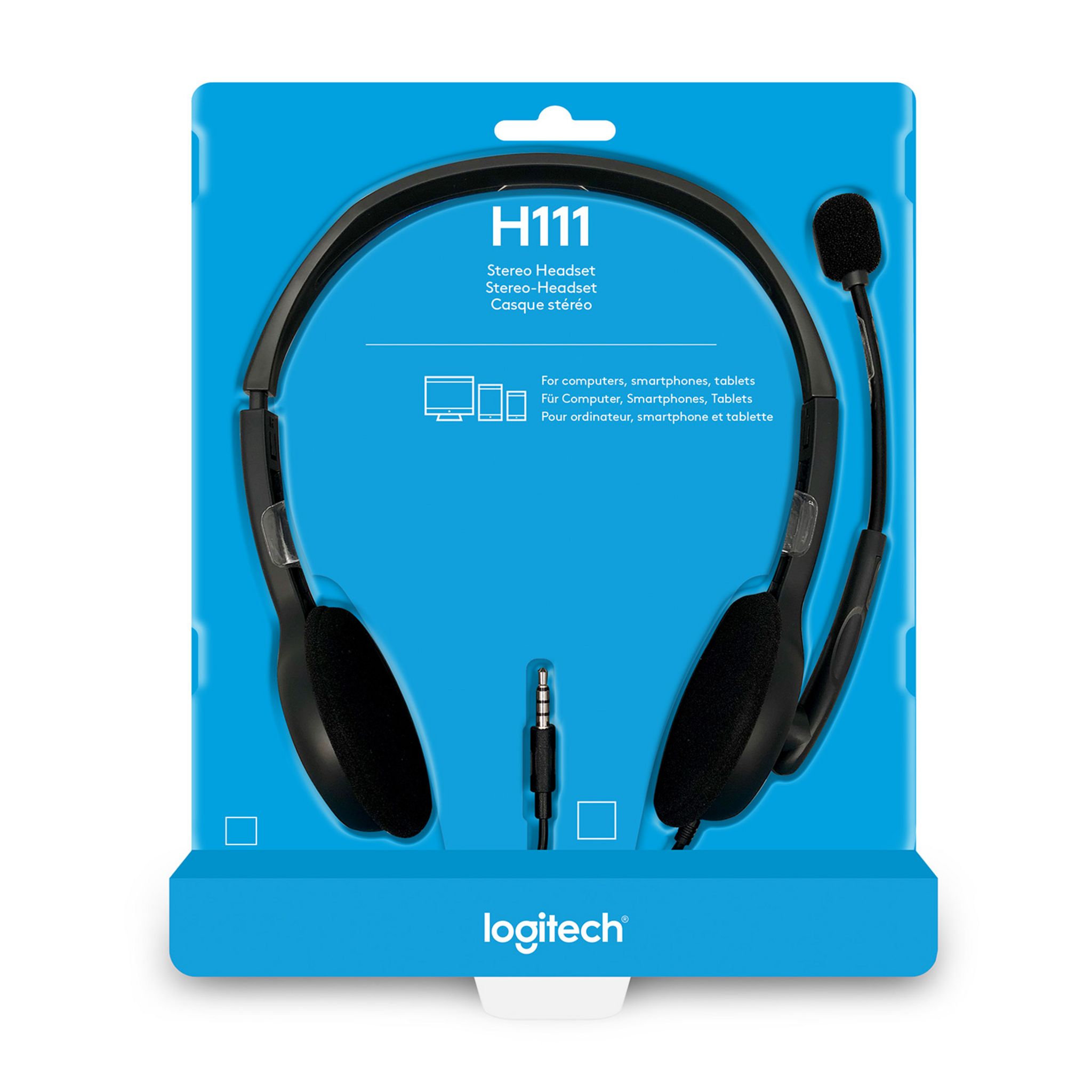 Voir la diapositive 6 : LOGITECH Casque Filaire H111 Stéréo avec Micro
