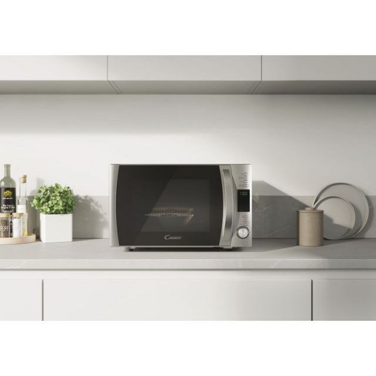 CANDY Micro-ondes monofonction CMXW30DS -  900 W - Capacité 30 L - Inox