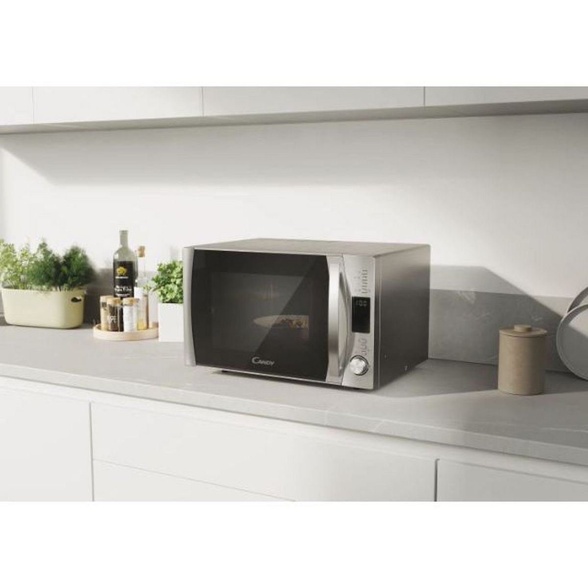 CANDY Micro-ondes monofonction CMXW30DS -  900 W - Capacité 30 L - Inox