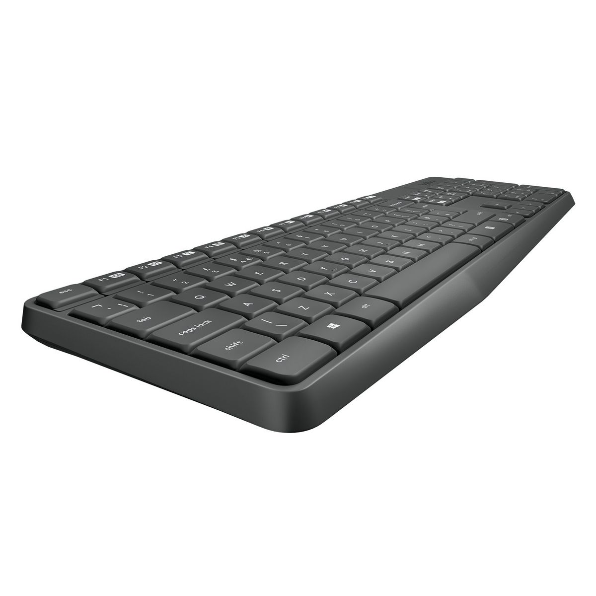 LOGITECH Combo Clavier et Souris MK235 AZERTY - Gris