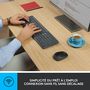 Voir la diapositive 5 : LOGITECH Combo Clavier et Souris MK235 AZERTY - Gris