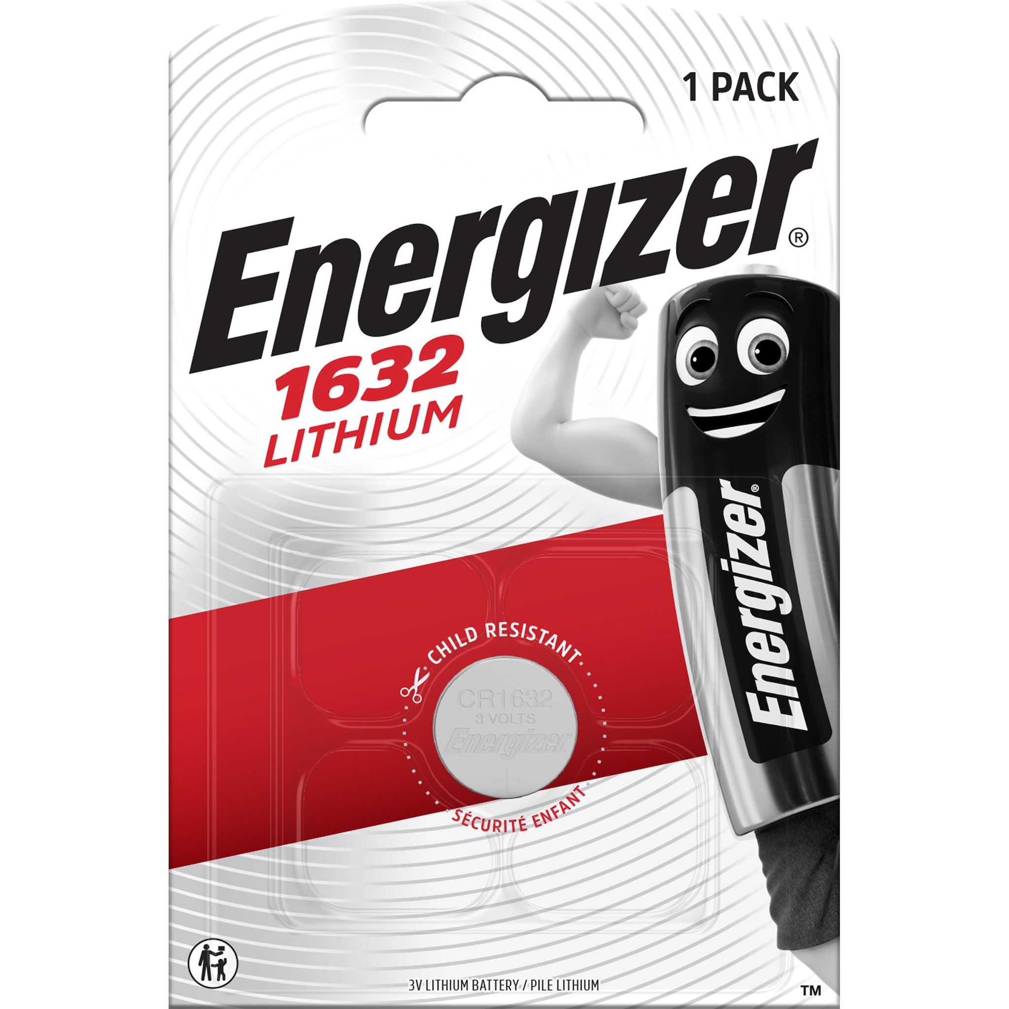 ENERGIZER Pile miniature lithium CR1632 x1