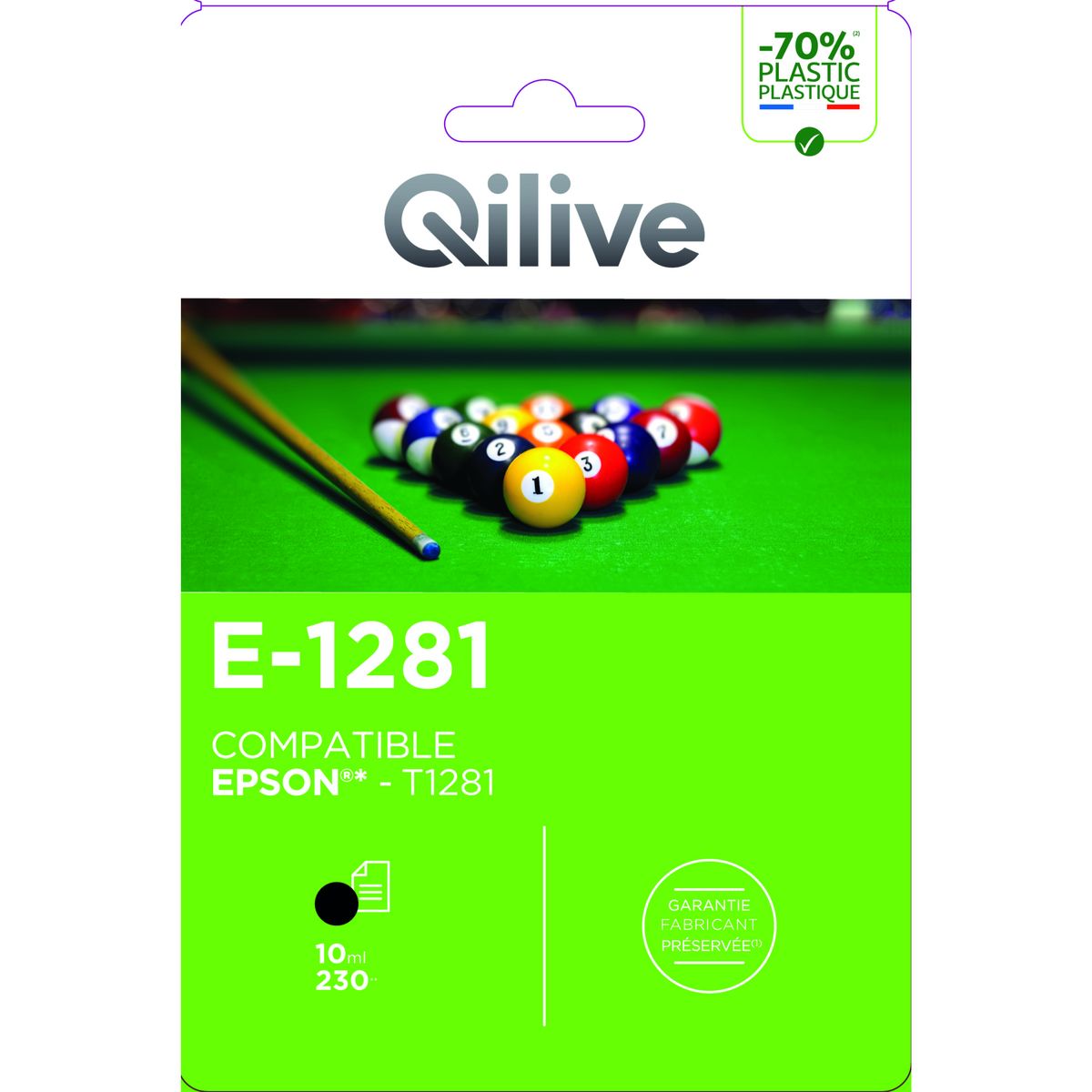 QILIVE Cartouche Noir E-1281