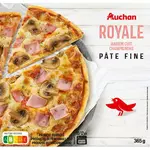 AUCHAN Pizza pâte fine Régina  365g