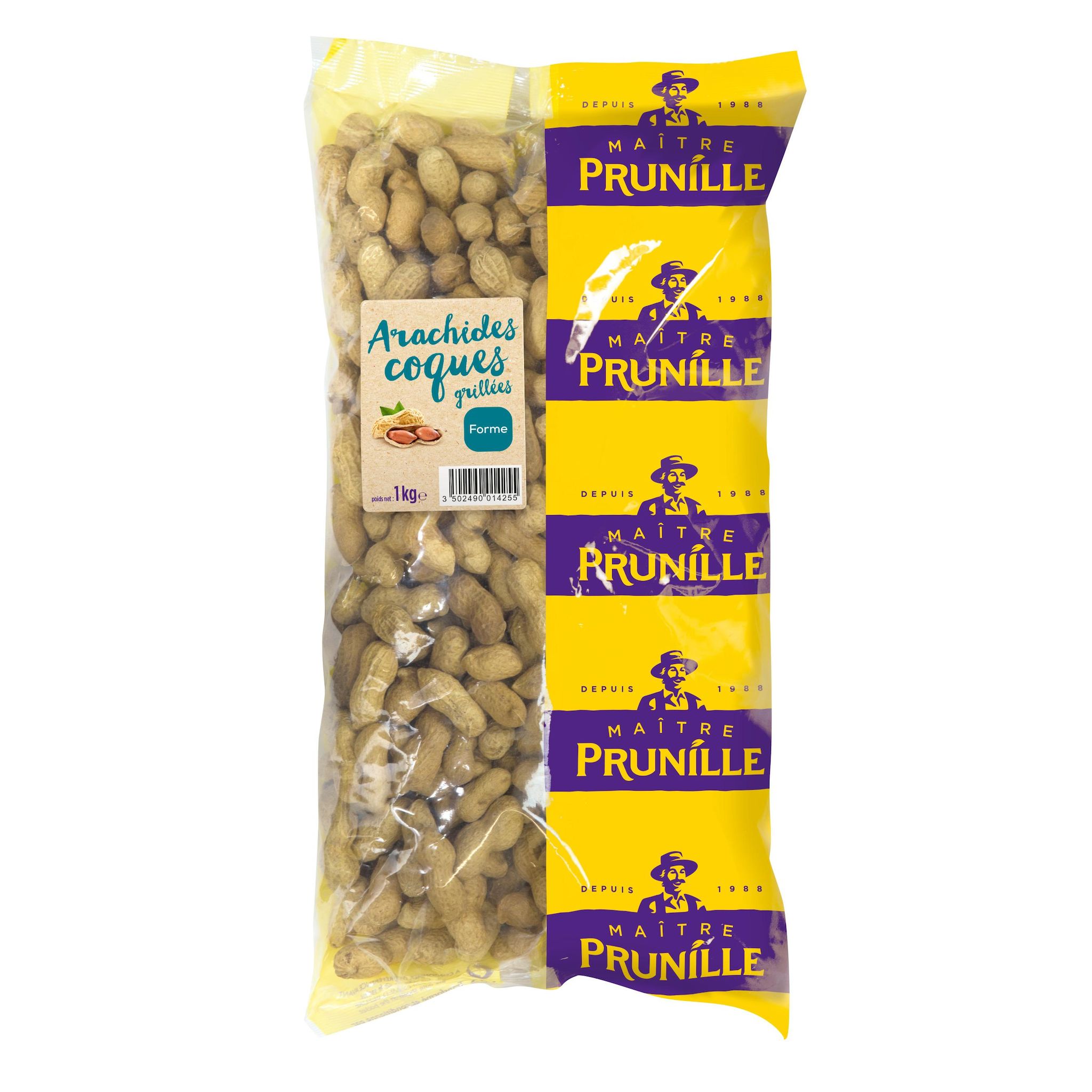 MAITRE PRUNILLE Arachides coques grillées 1kg