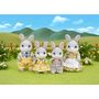Voir la diapositive 3 : EPOCH D'ENFANCE Famille Lapin Gris Sylvanian Families