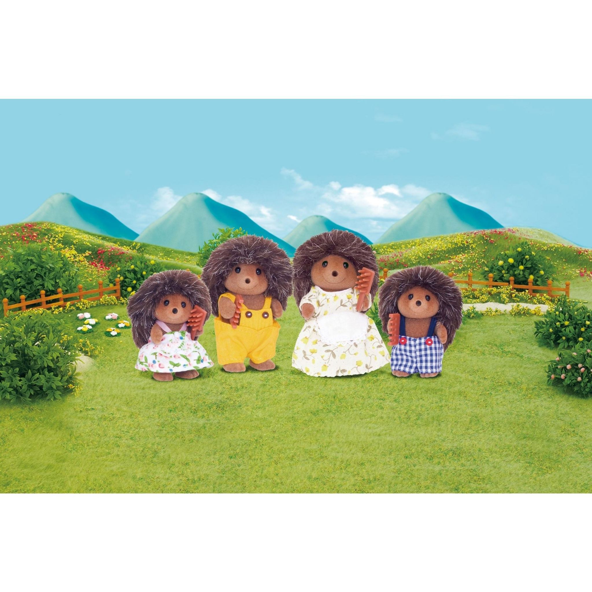 Voir la diapositive 2 : EPOCH D'ENFANCE Famille Herisson Sylvanian Families