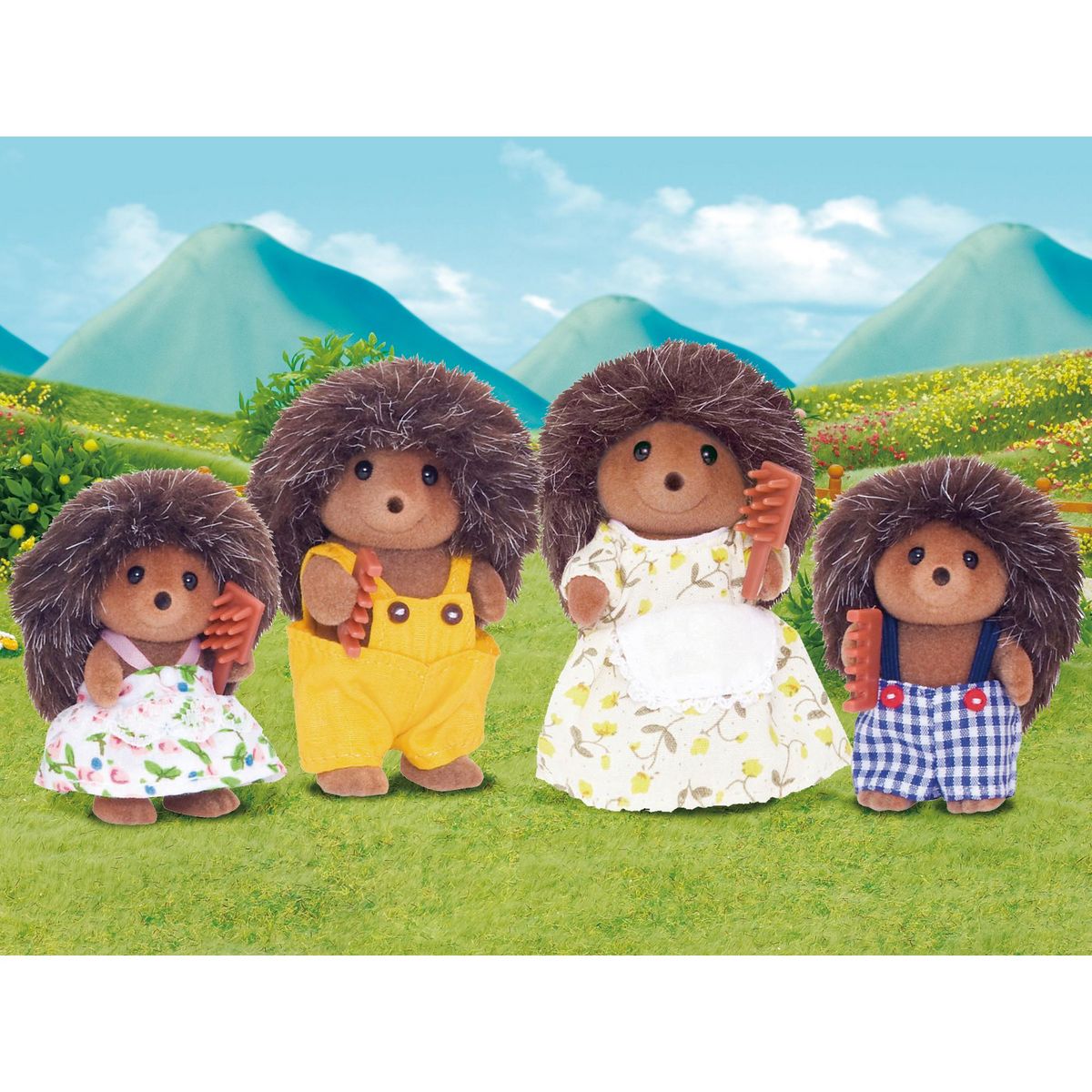EPOCH D'ENFANCE Famille Herisson Sylvanian Families