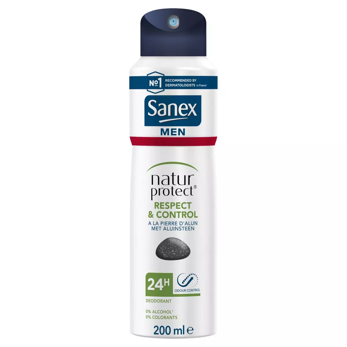 SANEX Men Natur Protect déodorant spray 24h homme respect & control 200ml