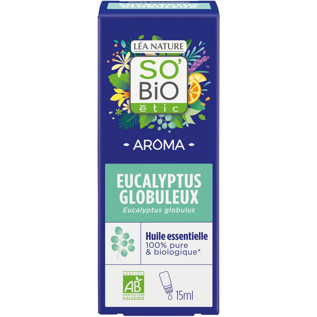SO BIO ETIC Huile essentielle d'eucalyptus globuleux 100% bio 15ml