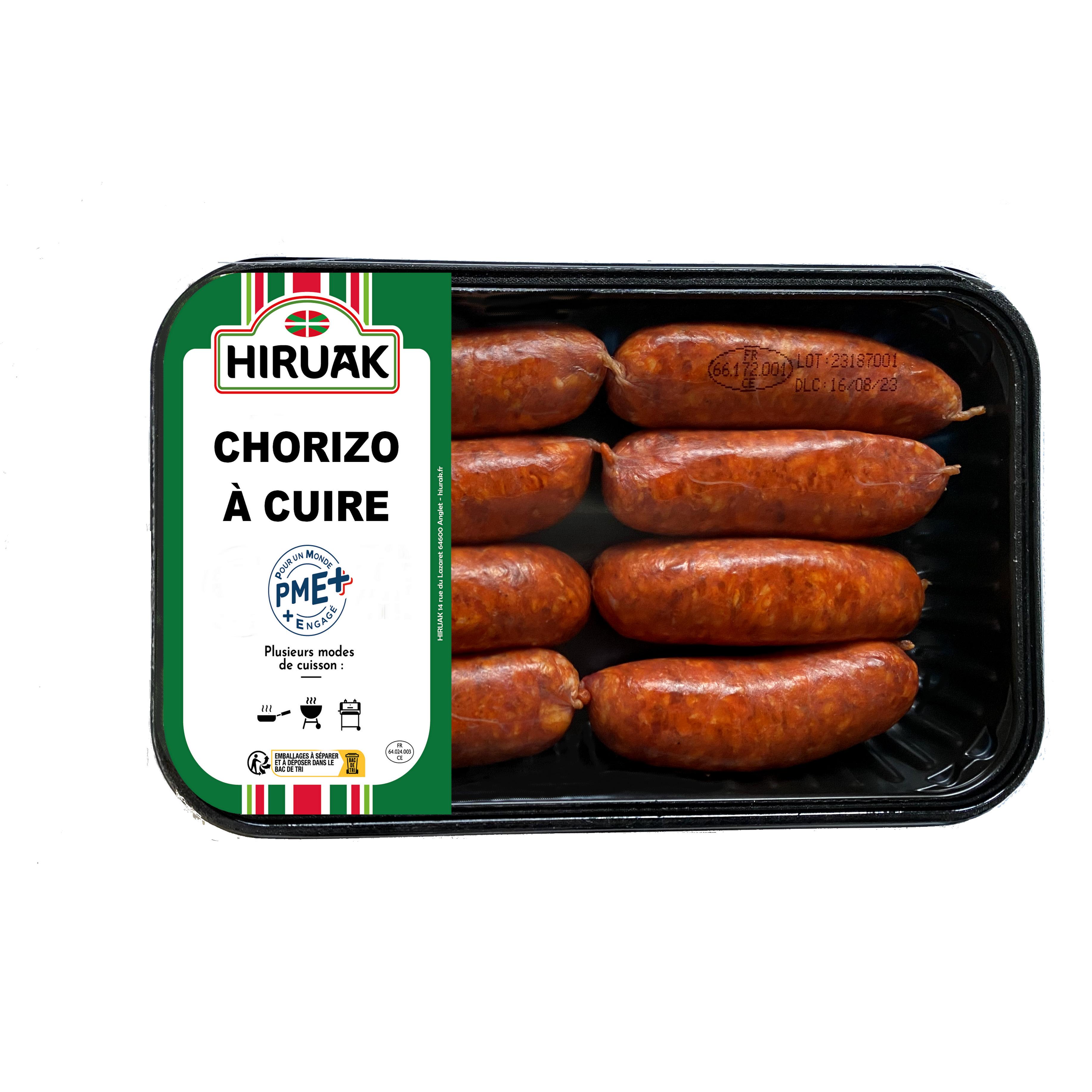 HIRUAK Chorizo à cuire Env 350g