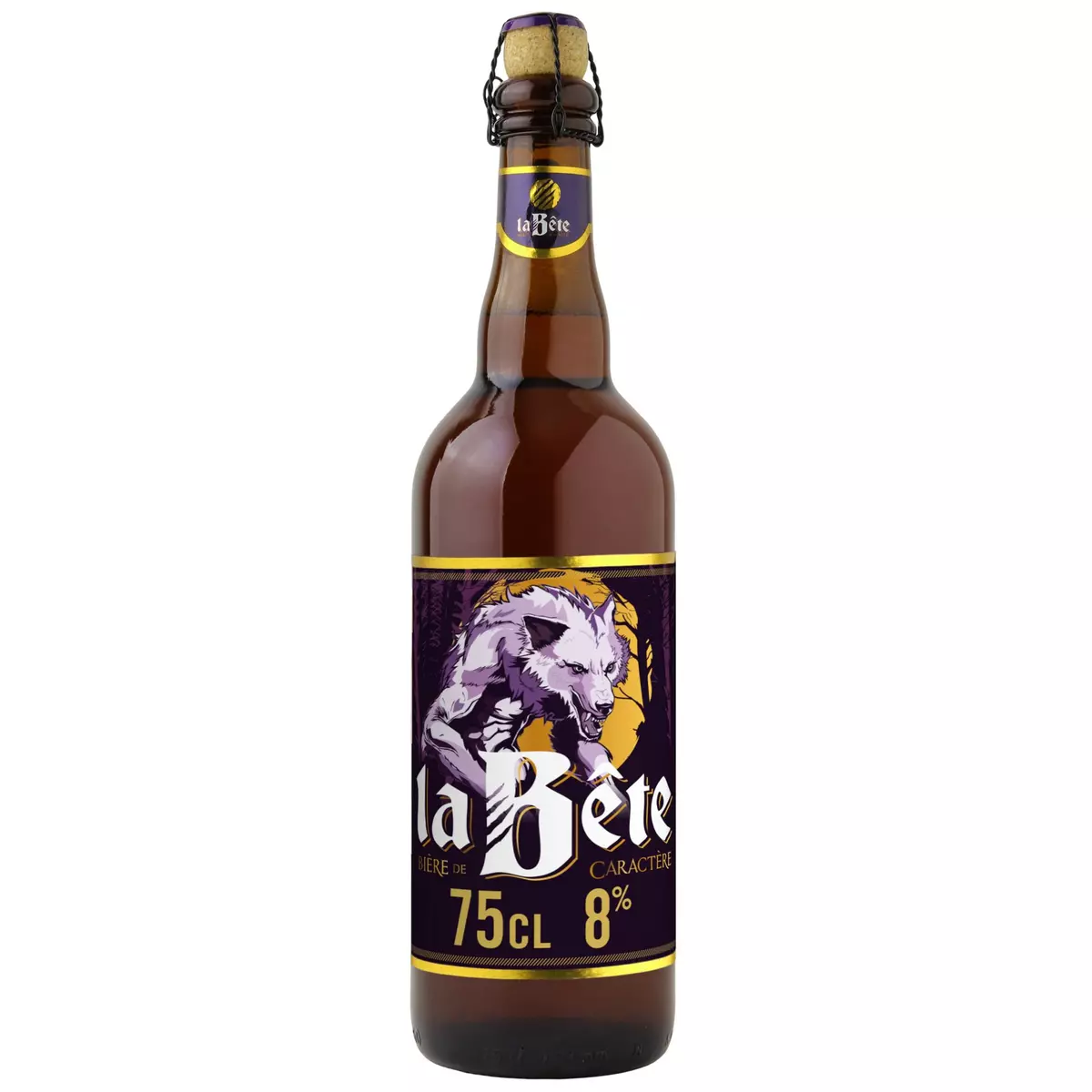 LA BÊTE Bière blonde de caractère 9% 75cl