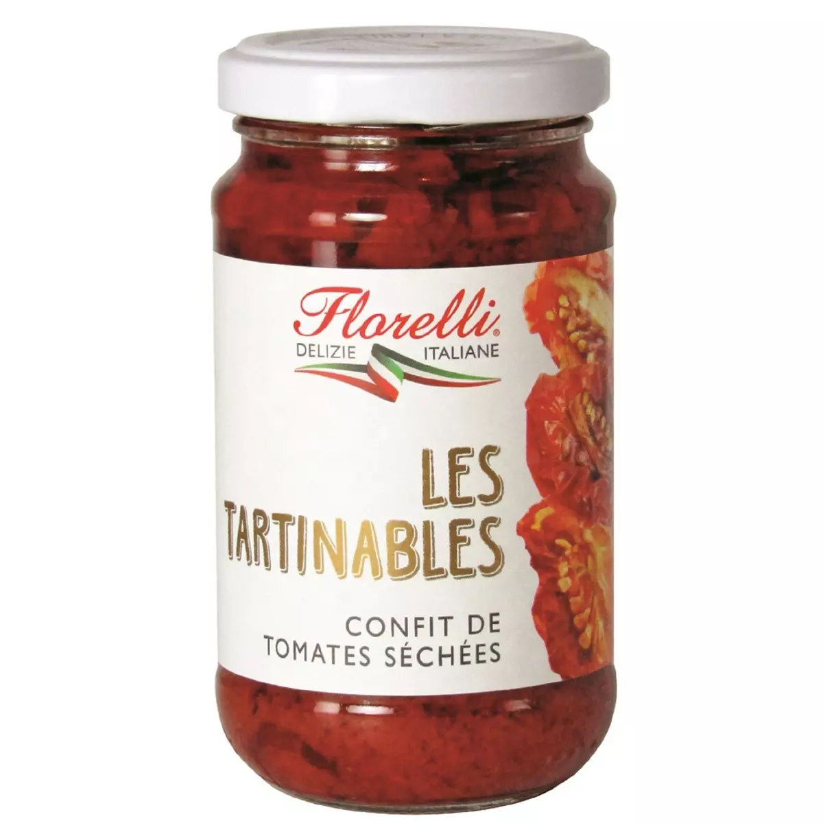 FLORELLI Confit de tomates séchées Les Tartinables 190g