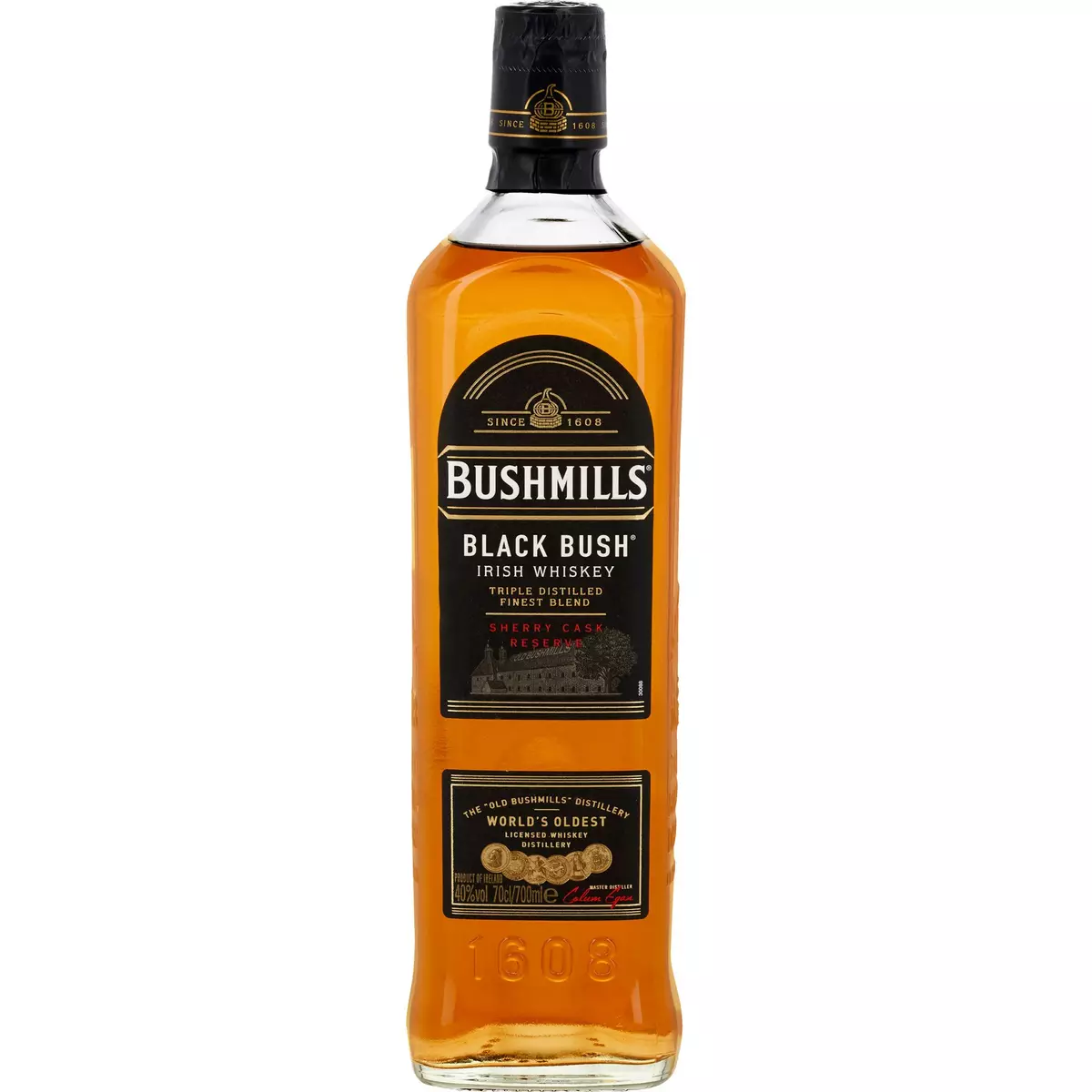 BUSHMILL'S Whiskey irlandais single malt Black Bush 40% 70cl