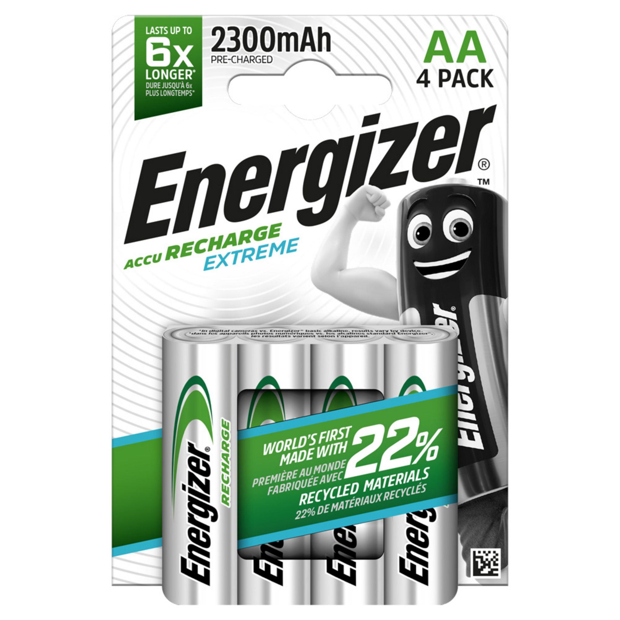 ENERGIZER 4 piles extreme AA