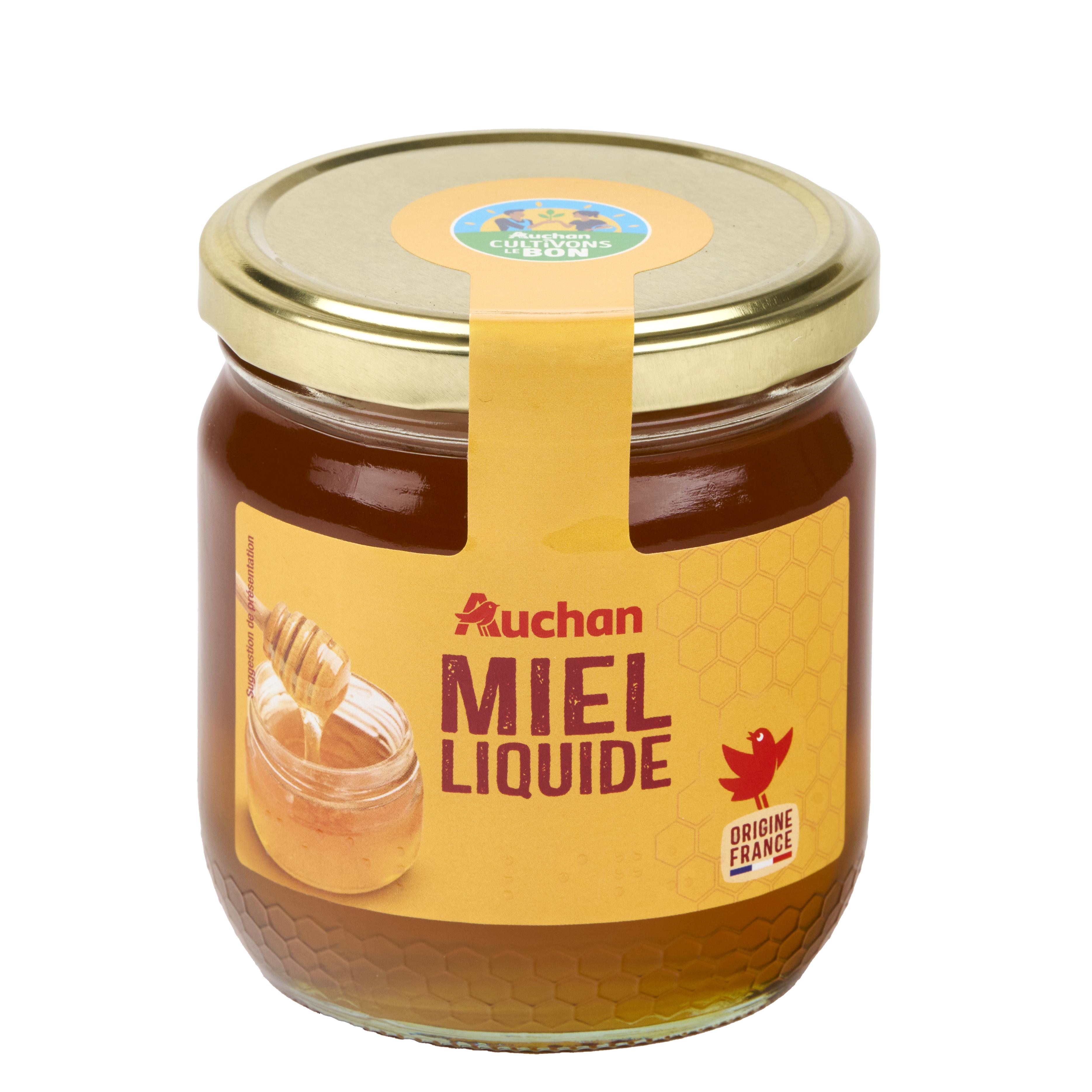 Voir la diapositive 4 : AUCHAN CULTIVONS LE BON Miel liquide 500g