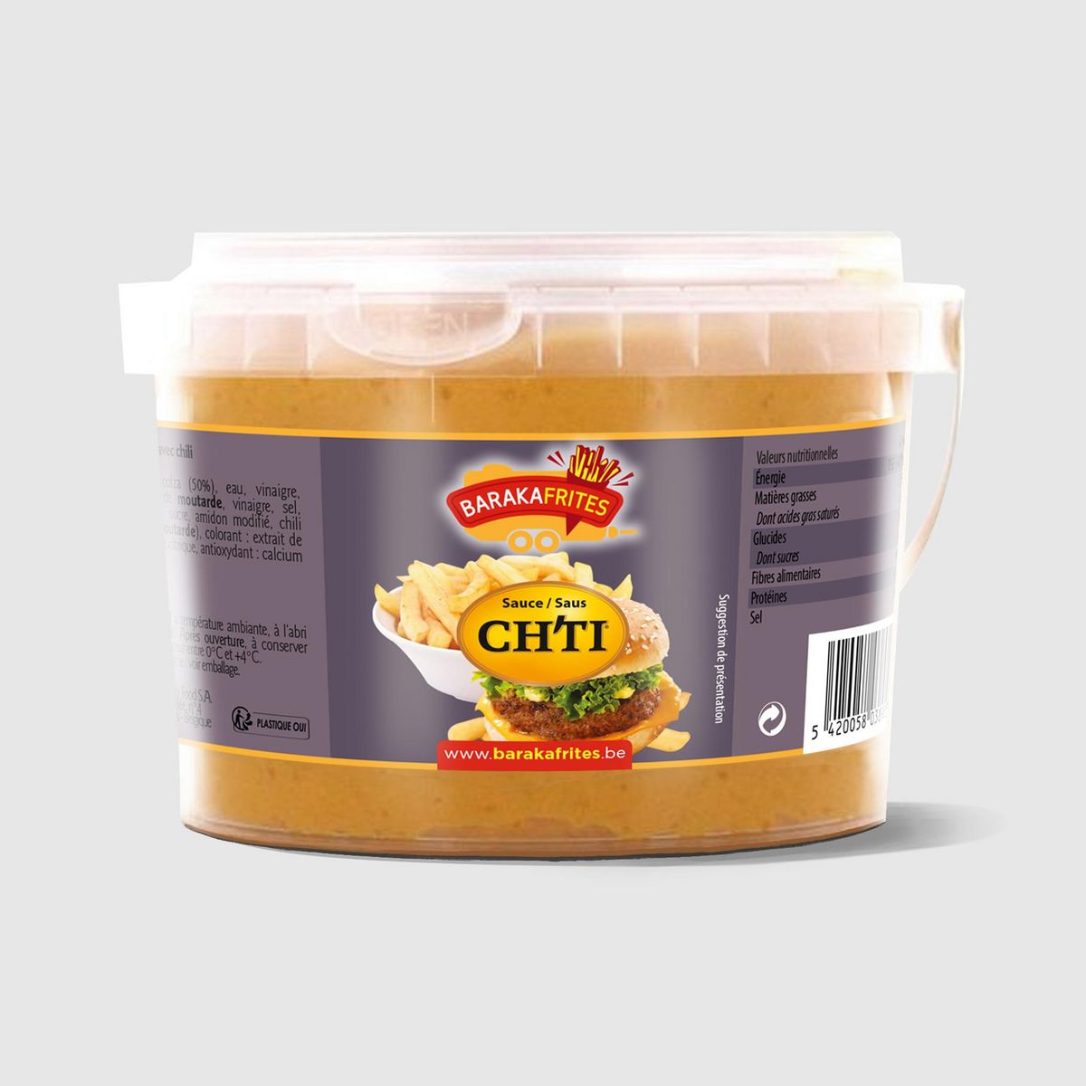 IT'S BBQ TIME Sauce Ch'ti seau 500ml