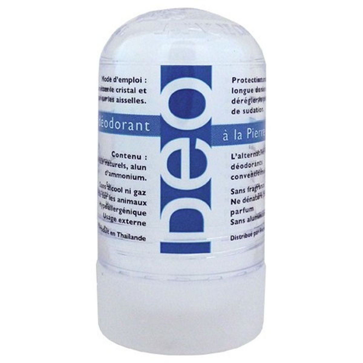 CRISTAL Déodorant mini stick à la pierre d'alun 60g