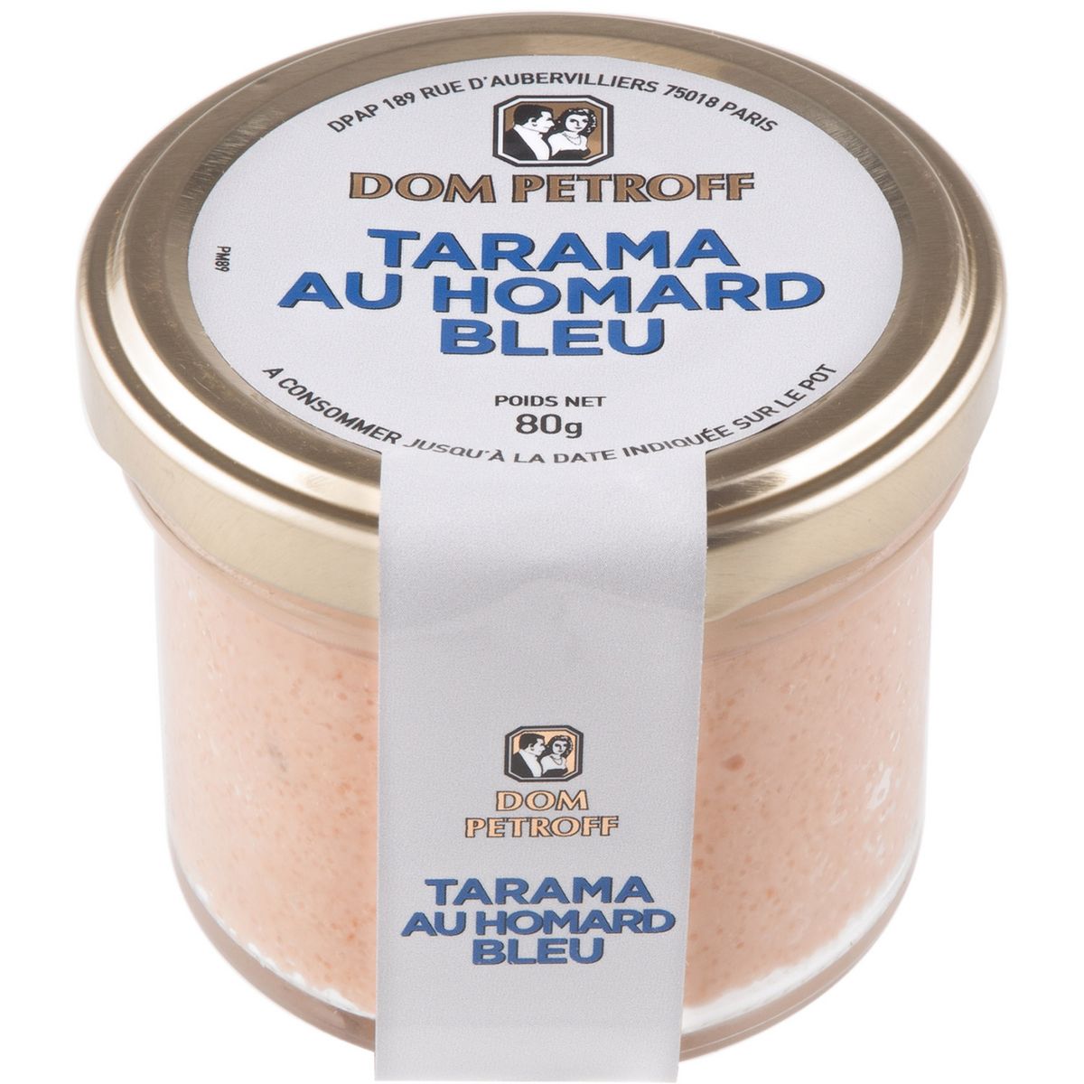DOM PETROFF Tarama au homard bleu 80g