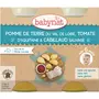 BABYNAT Petit pot pomme de terre tomate et cabillaud dès 6 mois 2x200g