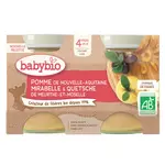 Babybio BABYBIO Petit pot dessert mirabelle pomme bio dès 4 mois