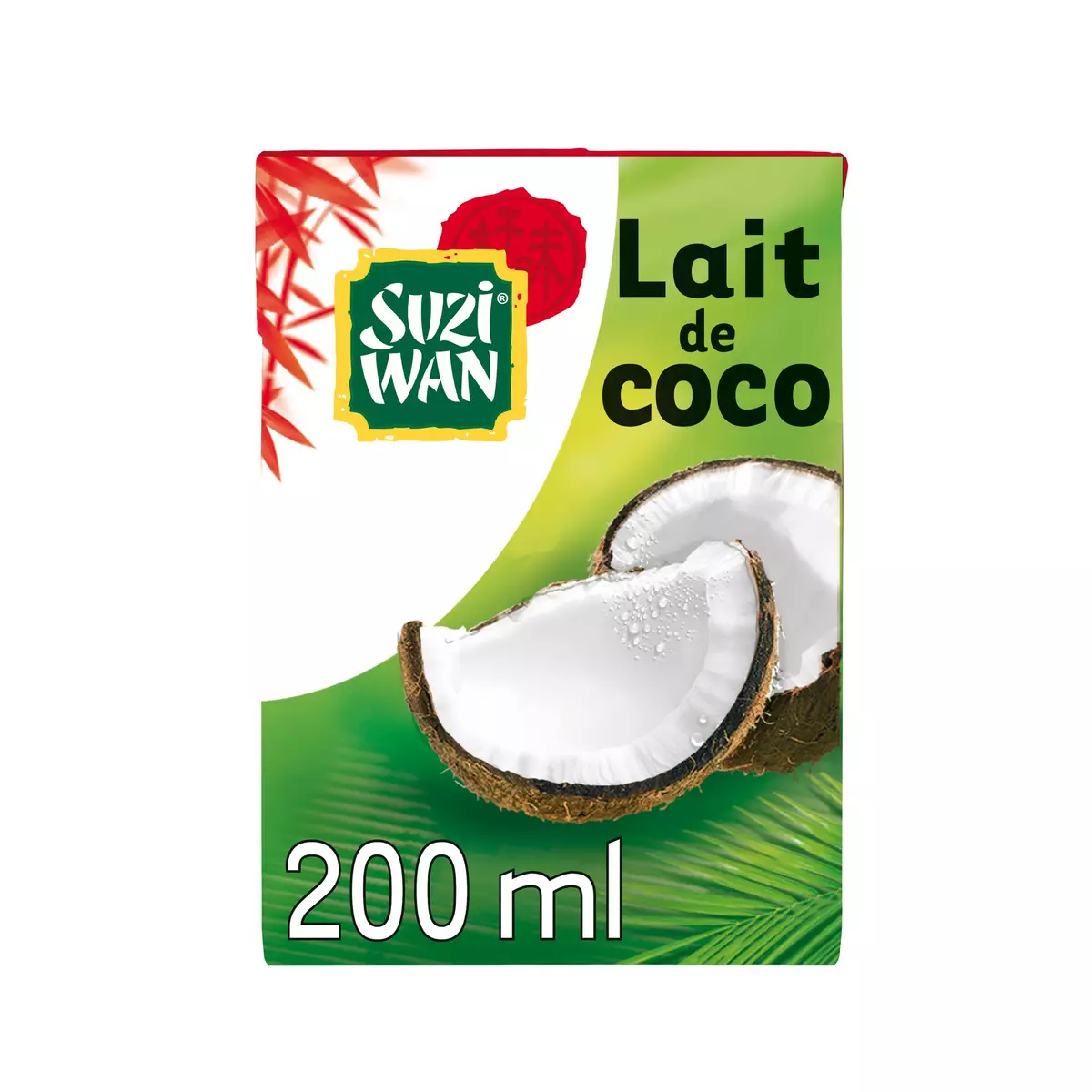 SUZI WAN Lait de coco brique 200ml