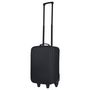 Voir la diapositive 2 : AUCHAN ESSENTIEL Valise cabine souple noire 49x32x17cm