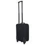 Voir la diapositive 5 : AUCHAN ESSENTIEL Valise cabine souple noire 49x32x17cm