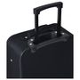 Voir la diapositive 9 : AUCHAN ESSENTIEL Valise cabine souple noire 49x32x17cm