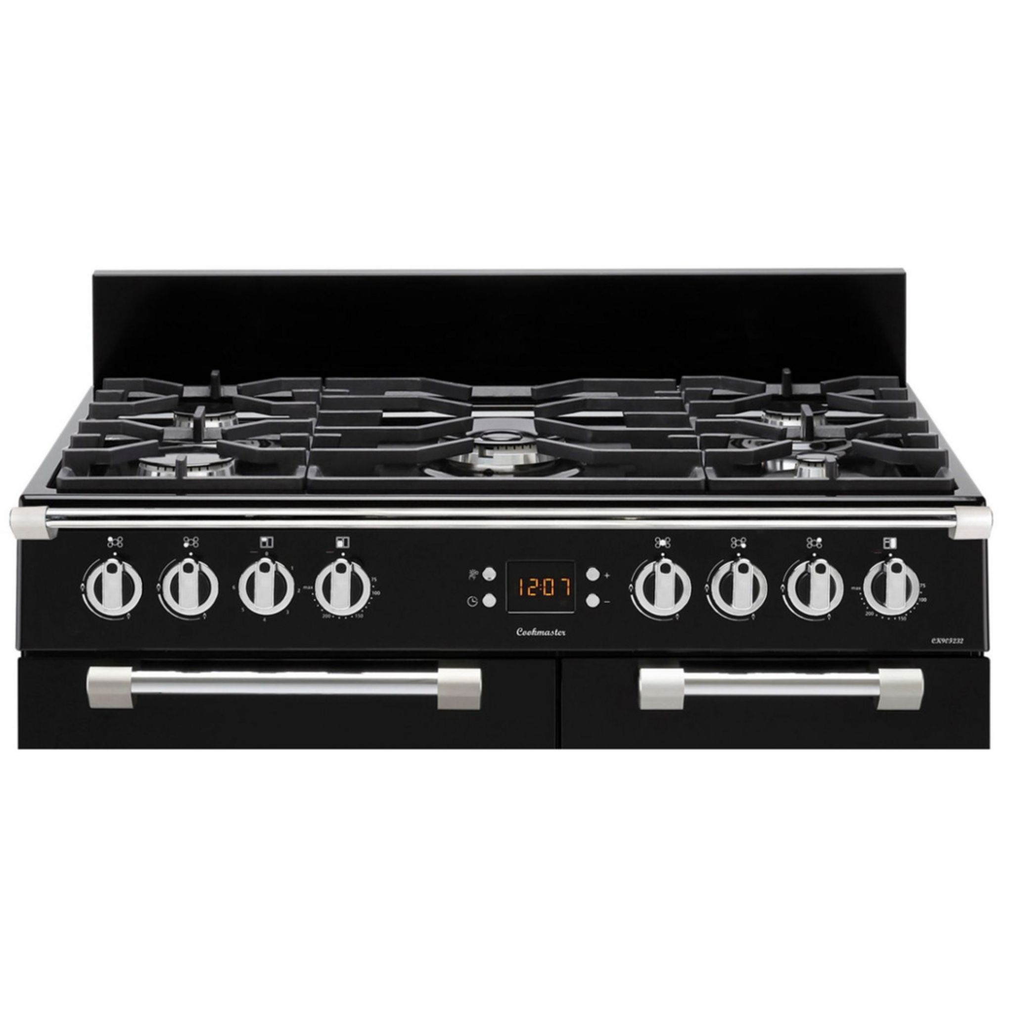 Voir la diapositive 2 : LEISURE Piano de cuisson à gaz CK90F324K, 90 cm, 5 Foyers gaz dont 1 wok, 1 four multifonction 3D + 1 four chaleur pulsée + 1 grill