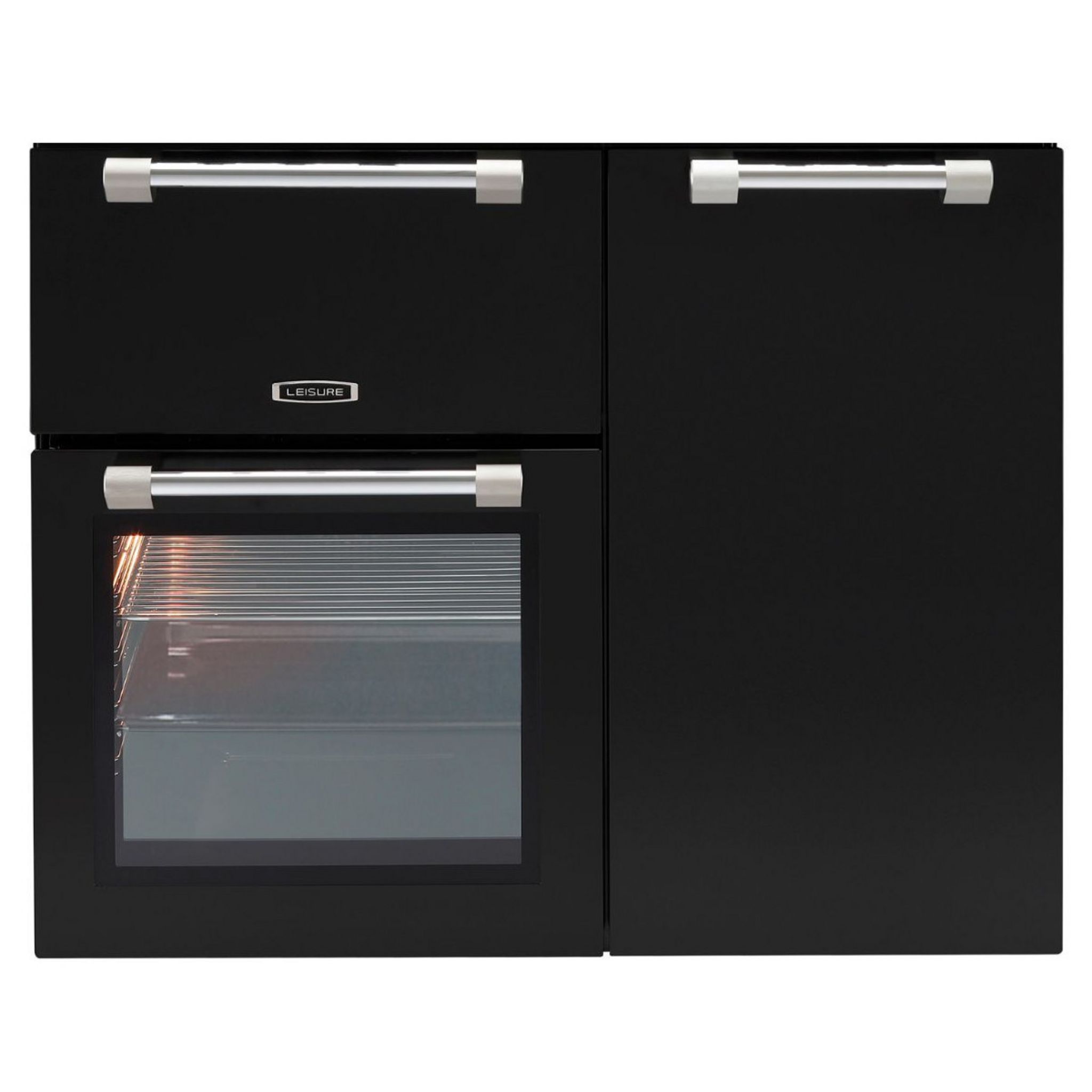 Voir la diapositive 3 : LEISURE Piano de cuisson à gaz CK90F324K, 90 cm, 5 Foyers gaz dont 1 wok, 1 four multifonction 3D + 1 four chaleur pulsée + 1 grill