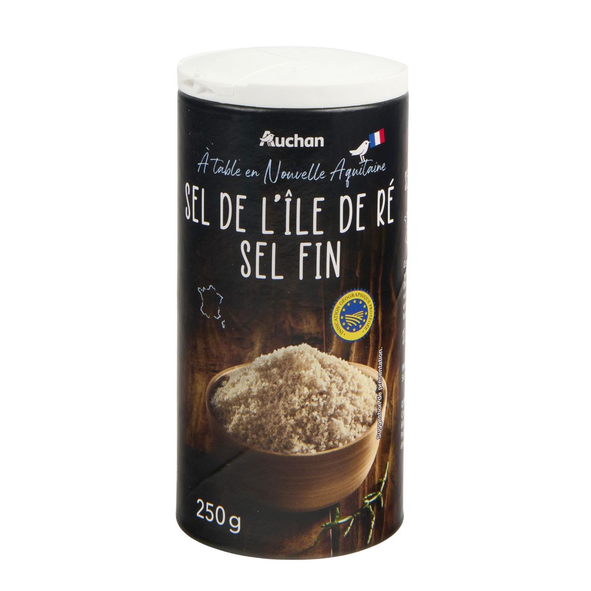 AUCHAN TERROIR Sel fin de l'île de Ré IGP 250g