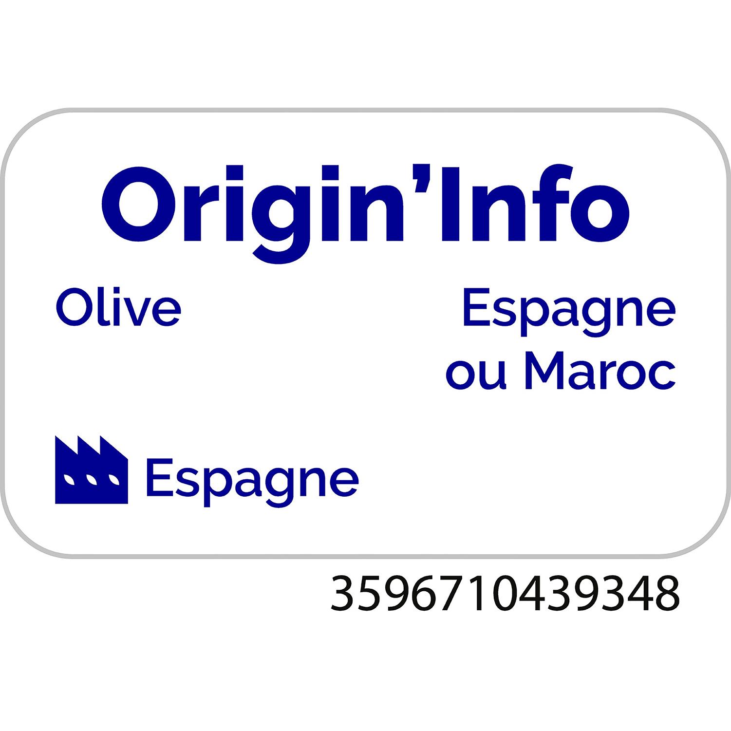 Voir la diapositive 2 : AUCHAN Olives vertes en rondelles spécial pizza et salades 110g