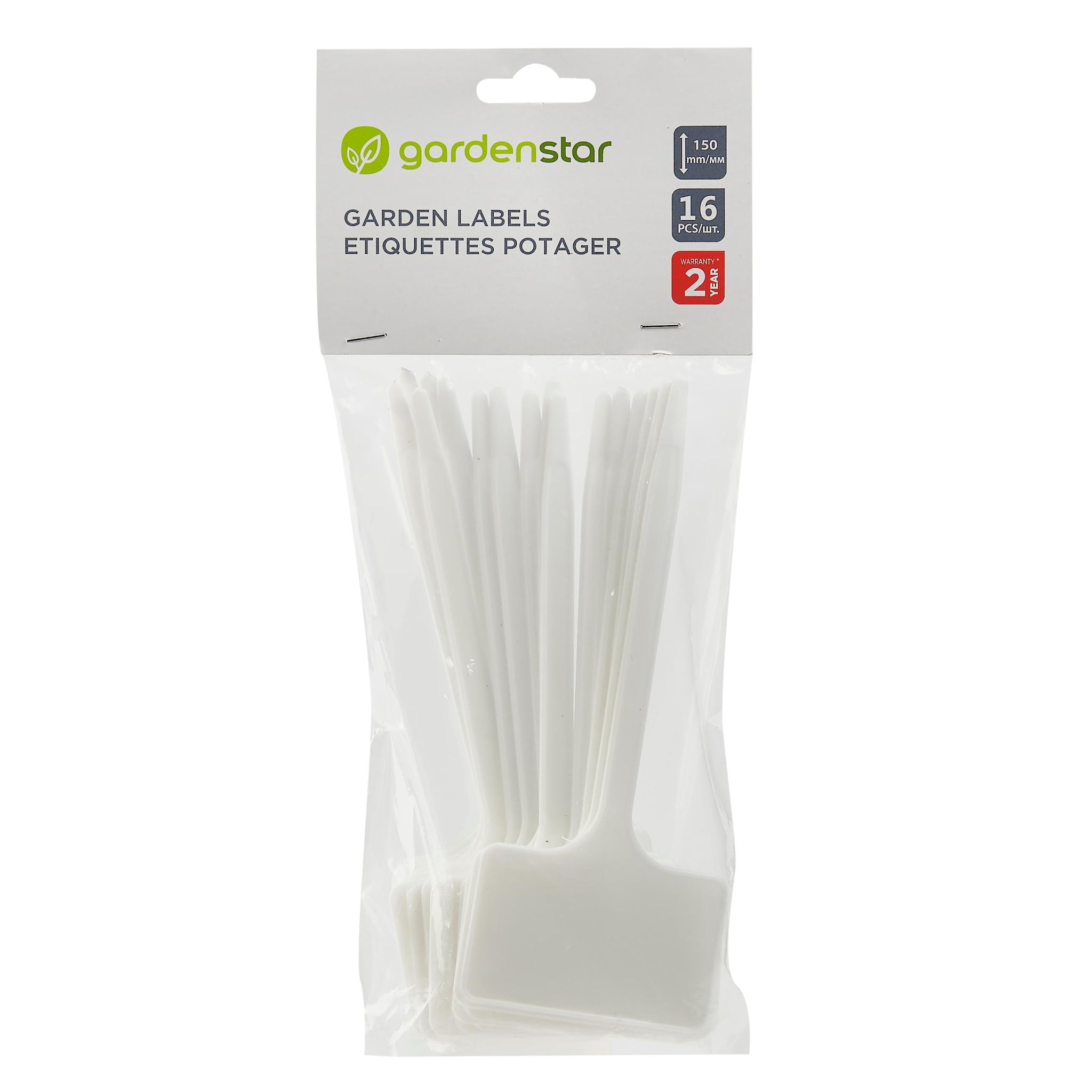 Voir la diapositive 2 : GARDENSTAR 16 porte etiquette plastiq gardenstar gardenstar